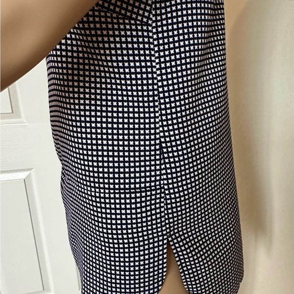 Nautica Black and White Checkered Blouse - Picture 5 of 15